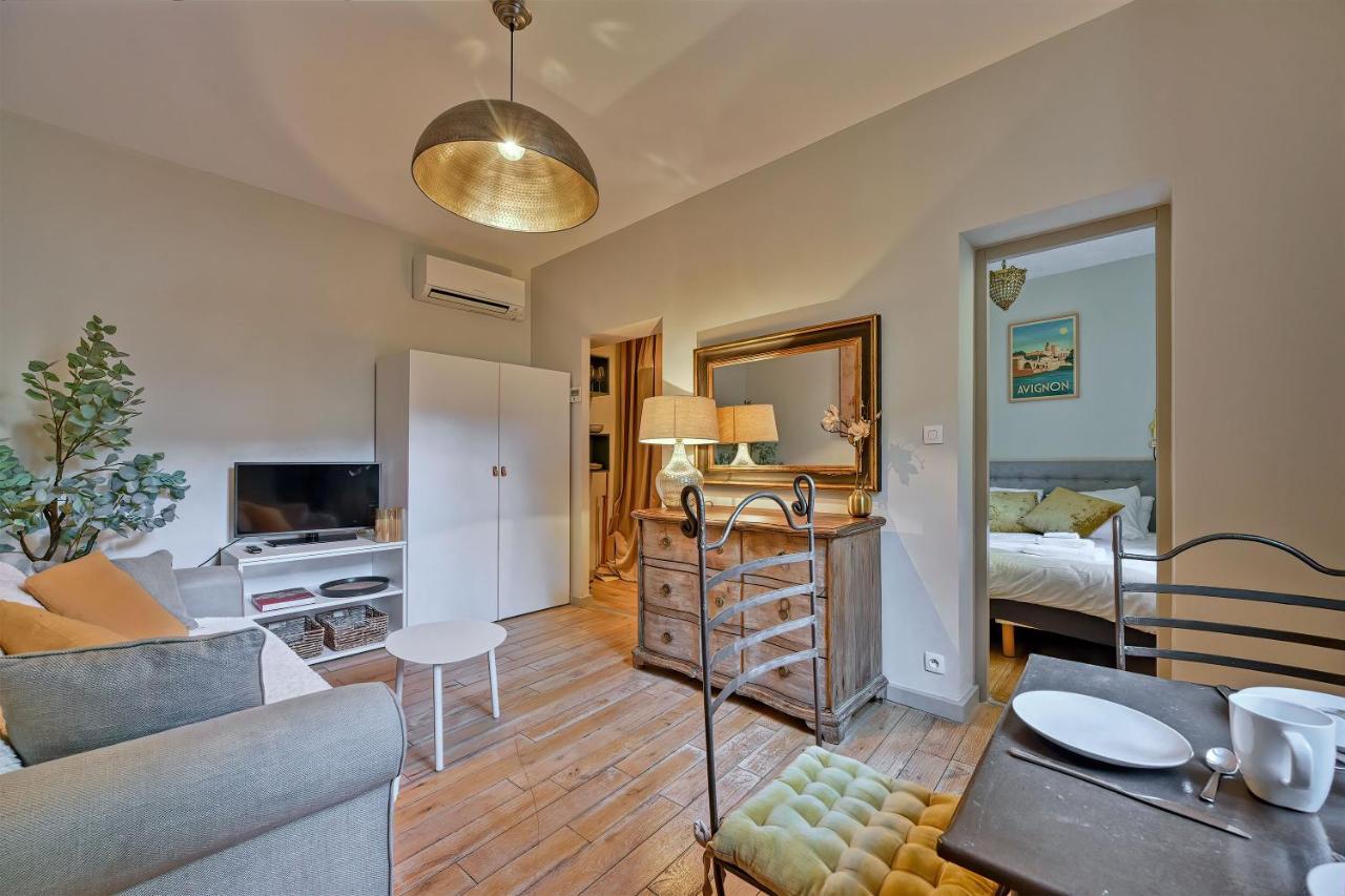 Au Coeur Des Papes, Dans Batisse De Charme Studios & Appartements En Coeur De Ville Авіньйон Екстер'єр фото